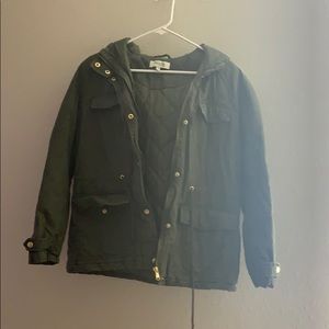 Camo green cold weather jacket